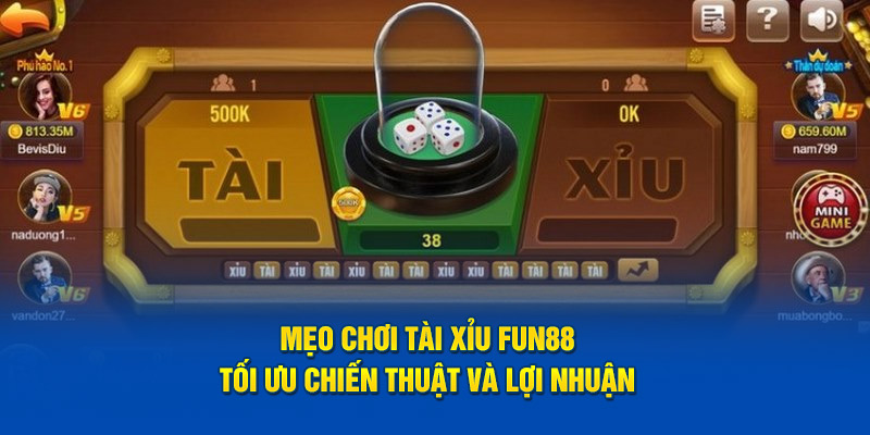 Mẹo chơi tài xỉu Fun88 phân tích lịch sử kết quả trước khi đặt cược 